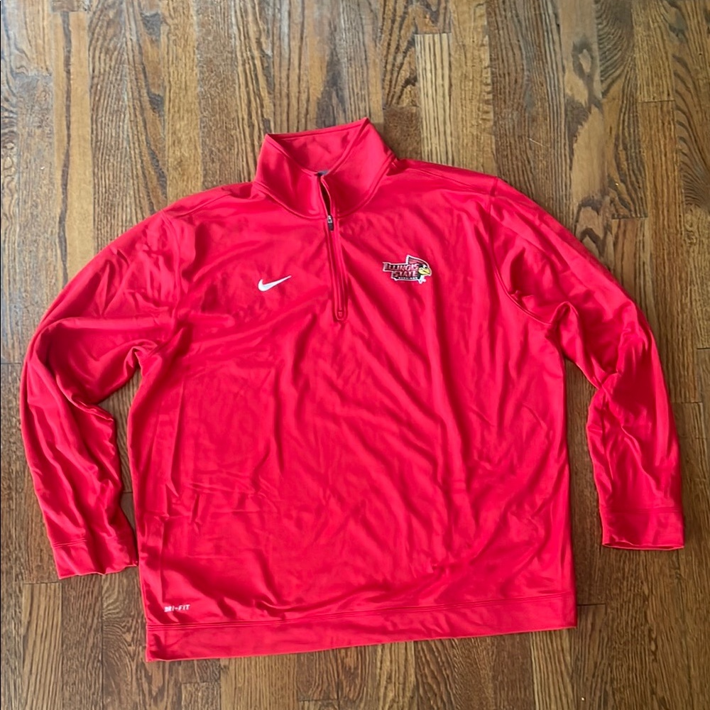 Nike Red ILLINOIS STATE REDBIRDS Pullover